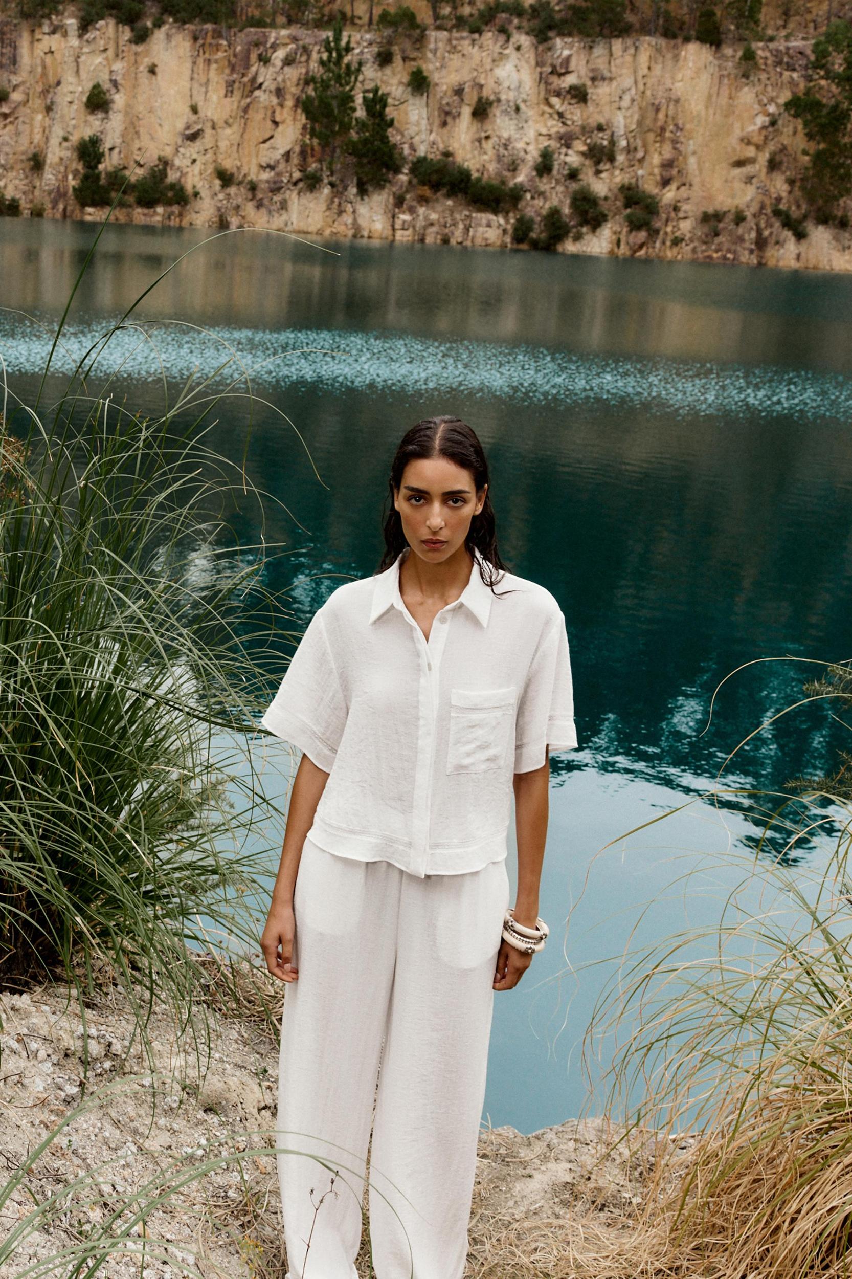 RUSTIC WIDE LEG PANTS Product Image