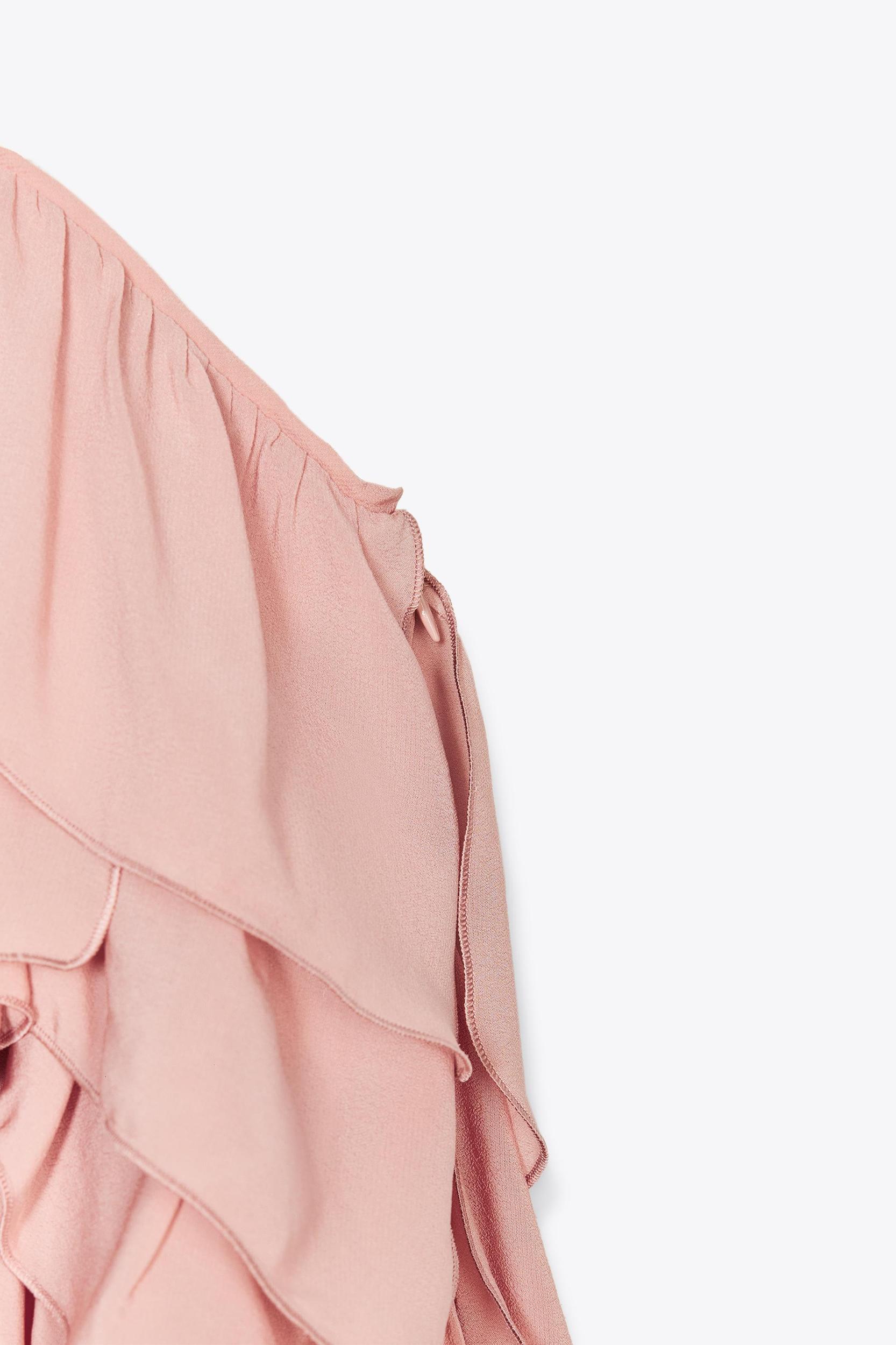 RUFFLED DRESS ZW COLLECTION Product Image