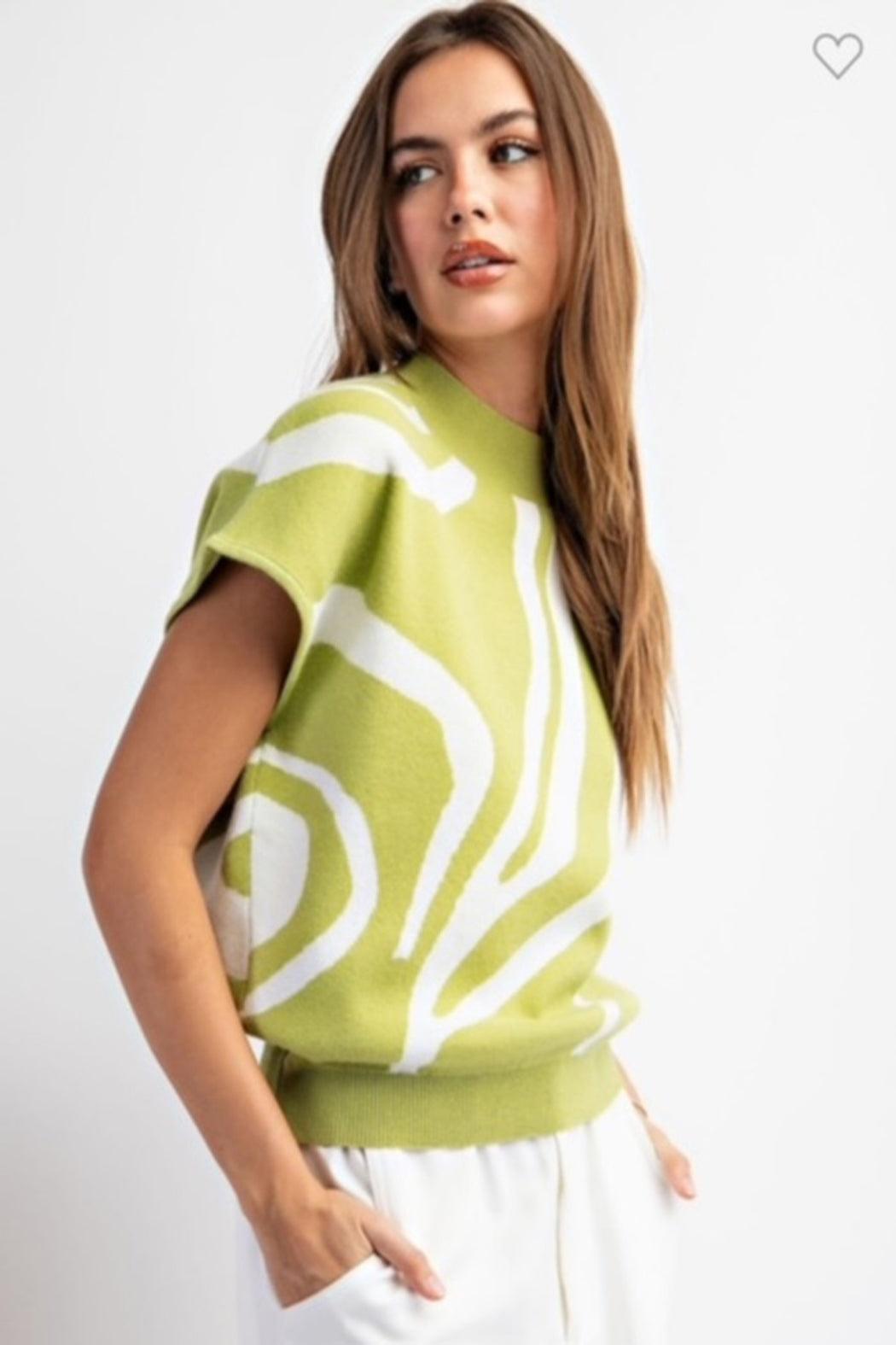 Swirl Printed Top Product Image