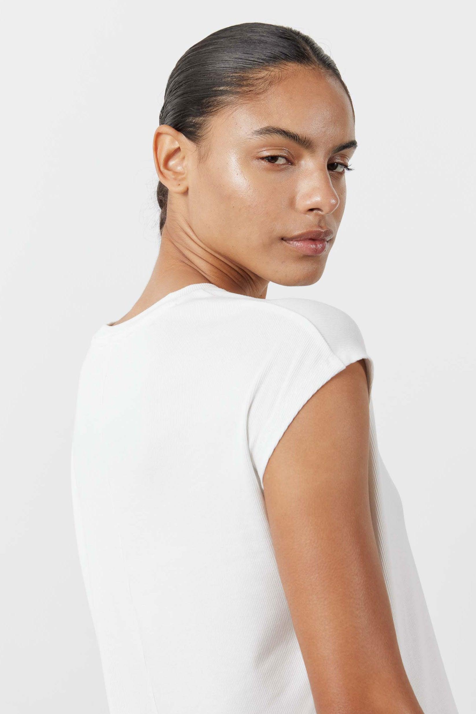 The Ribbed Tuck-In Tee Product Image