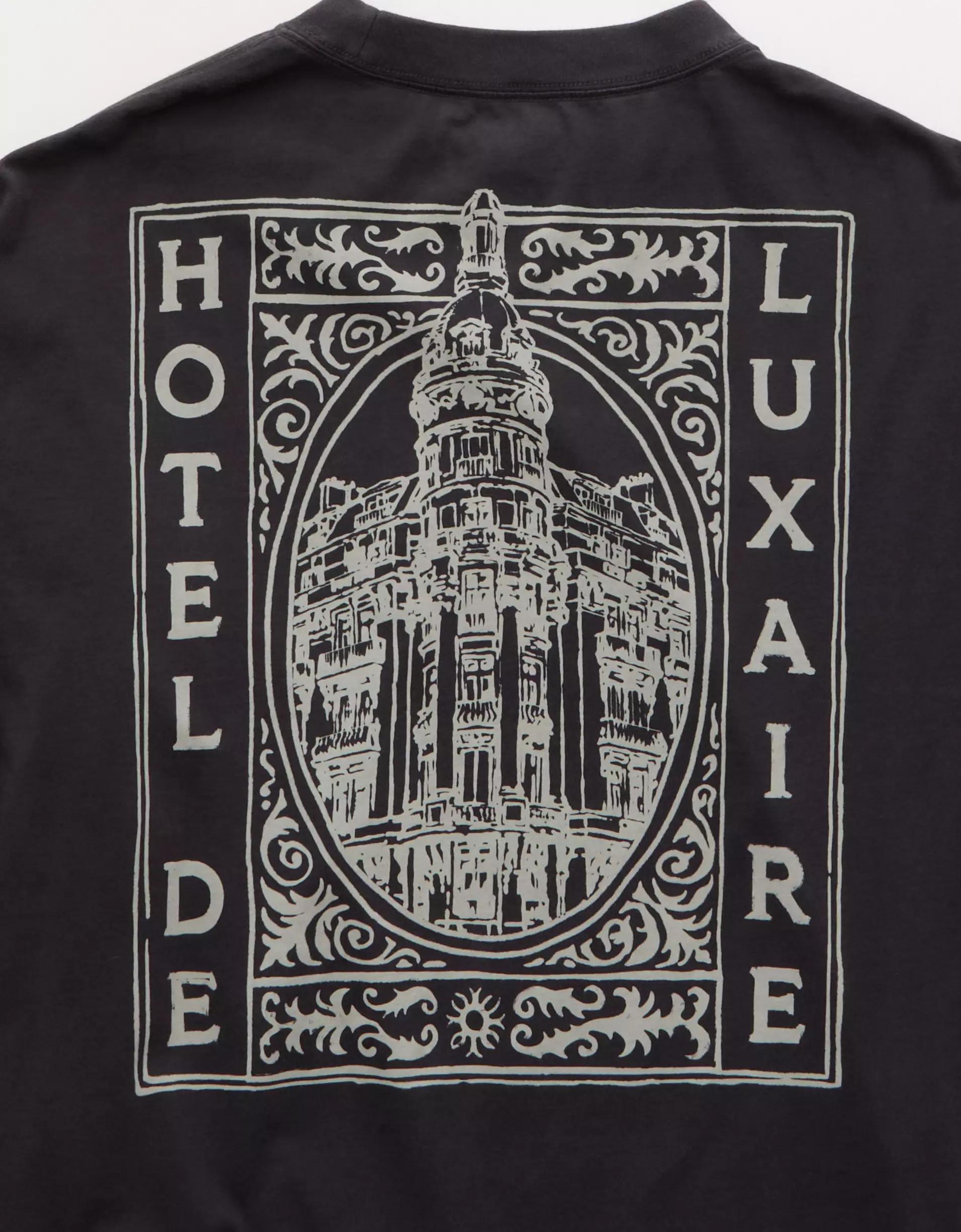 AE Boxy Long Sleeve Graphic T-Shirt Product Image