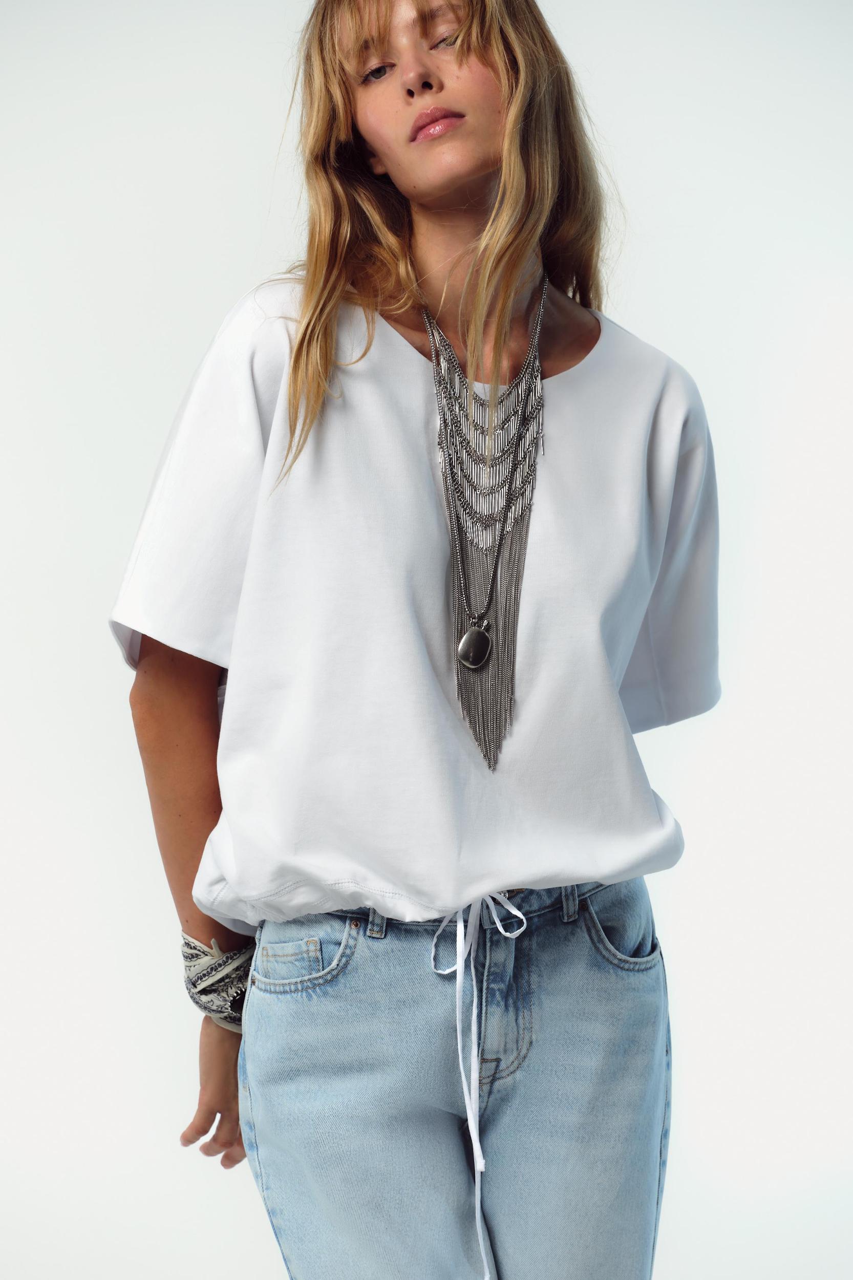 COTTON TIE T-SHIRT Product Image