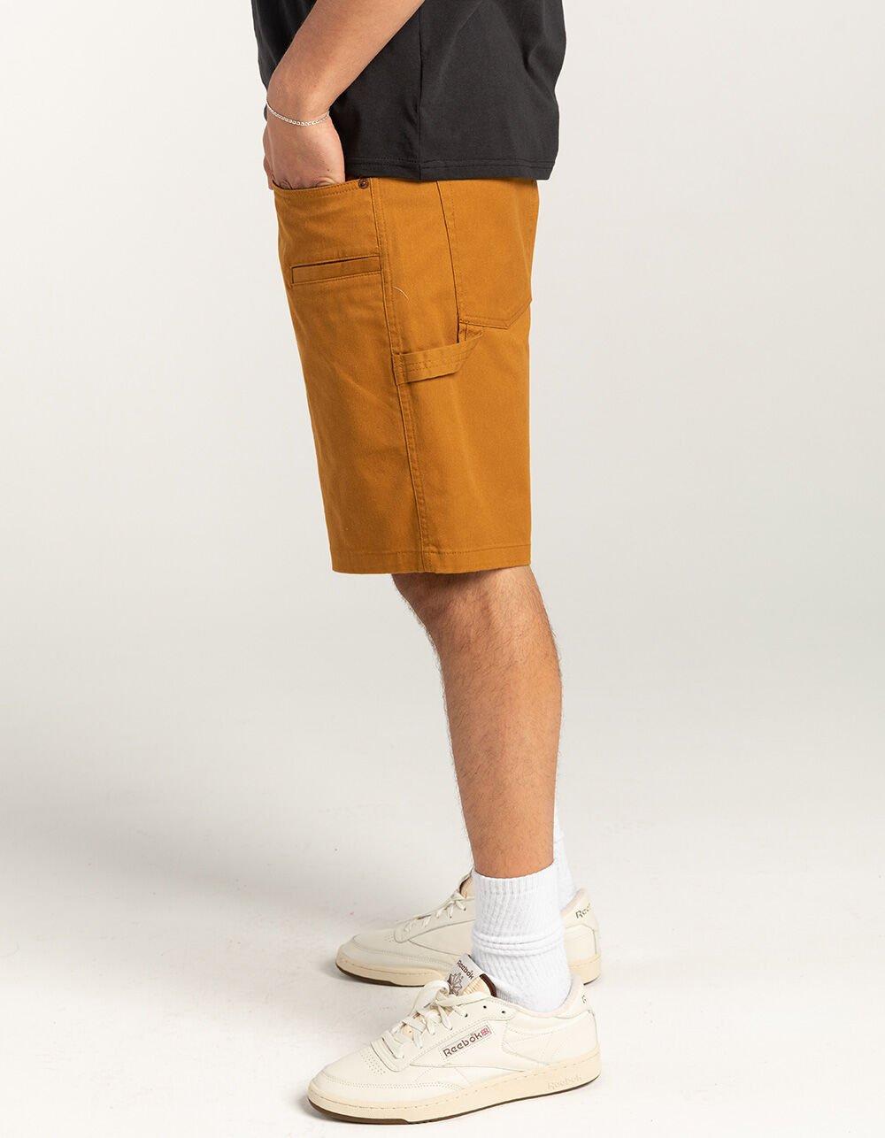 BRIXTON Carpenter Utility Stretch Mens Shorts - BROWN GOLD Product Image