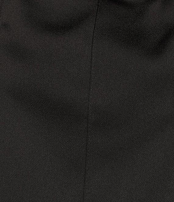 Antonio Melani Jaylani Crepe Square Neck Long Sleeve Peplum Blouse Product Image