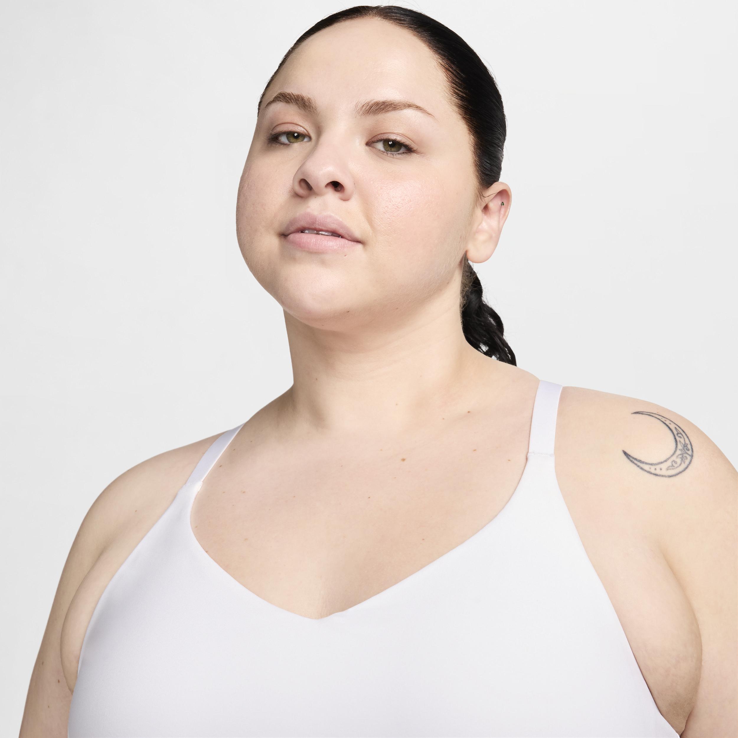 Nike Womens Indy Light Support Padded Adjustable Sports Bra (Plus Size) | FD1064-100 Product Image