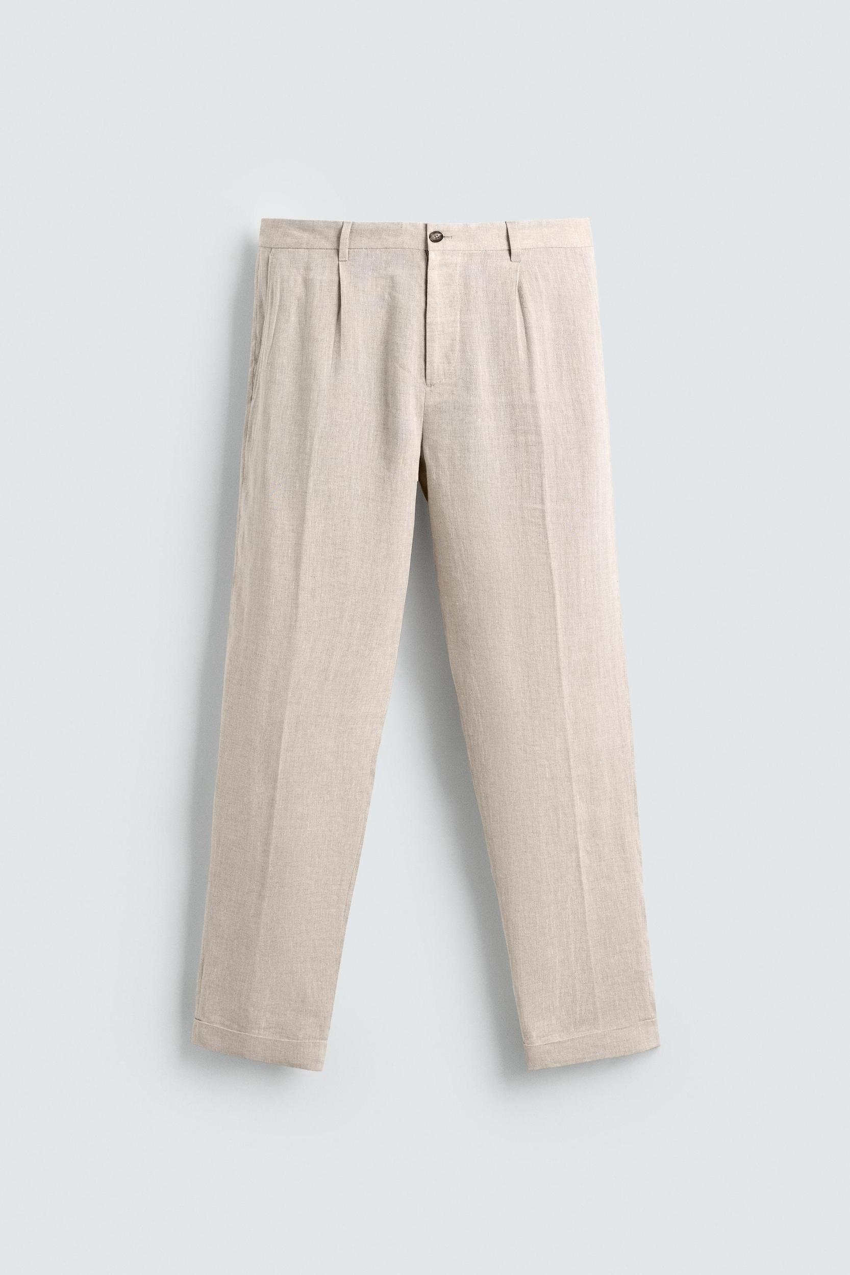 100% LINEN SUIT PANTS Product Image