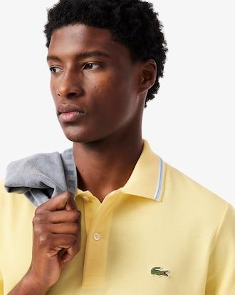 Men's Regular Fit Trim Accent L.12.12 Polo Product Image