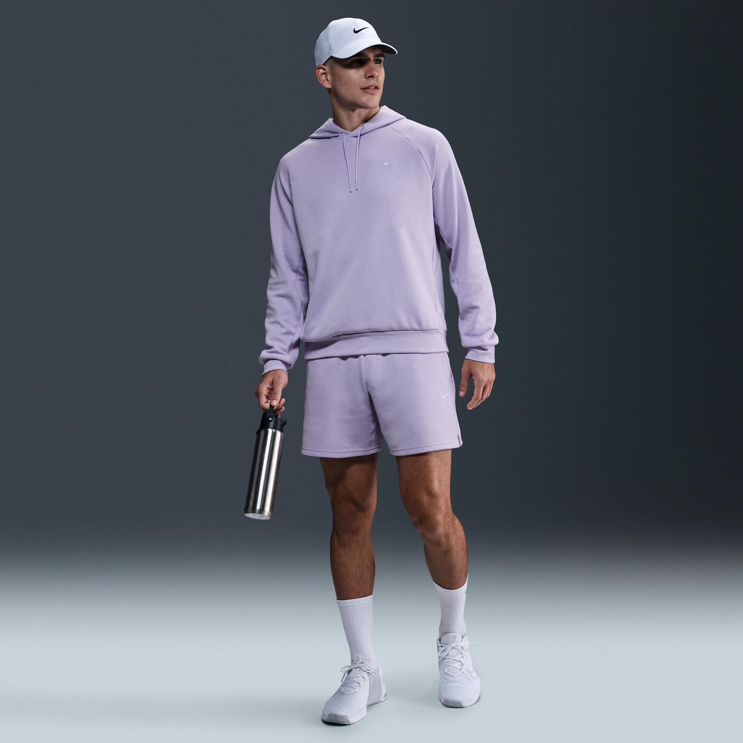 Nike Mens Primary Fleece Dri-FIT UV Pullover Performance Hoodie | FZ0969-515 Product Image