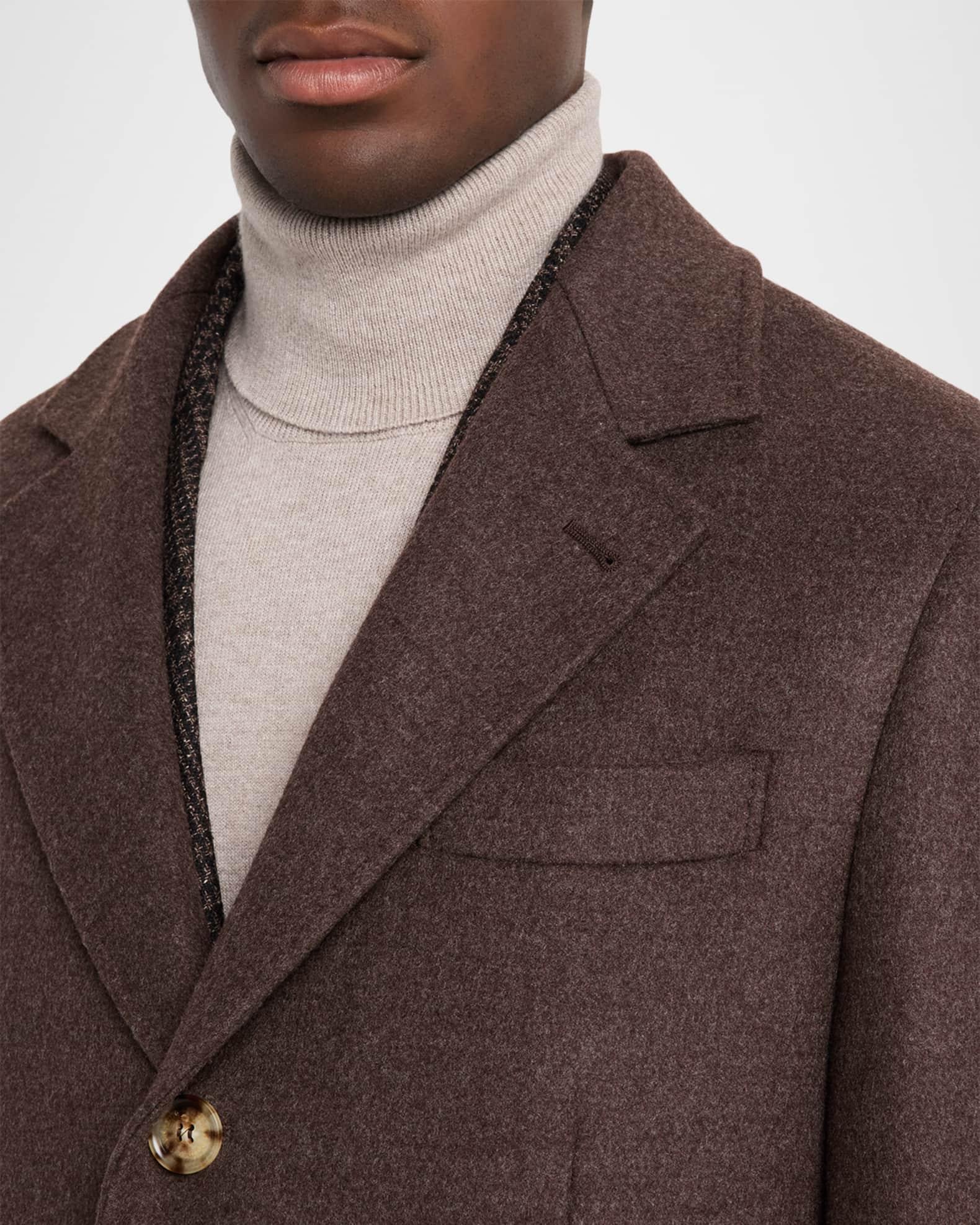 Men's Traditional-Fit Wool Overcoat Product Image