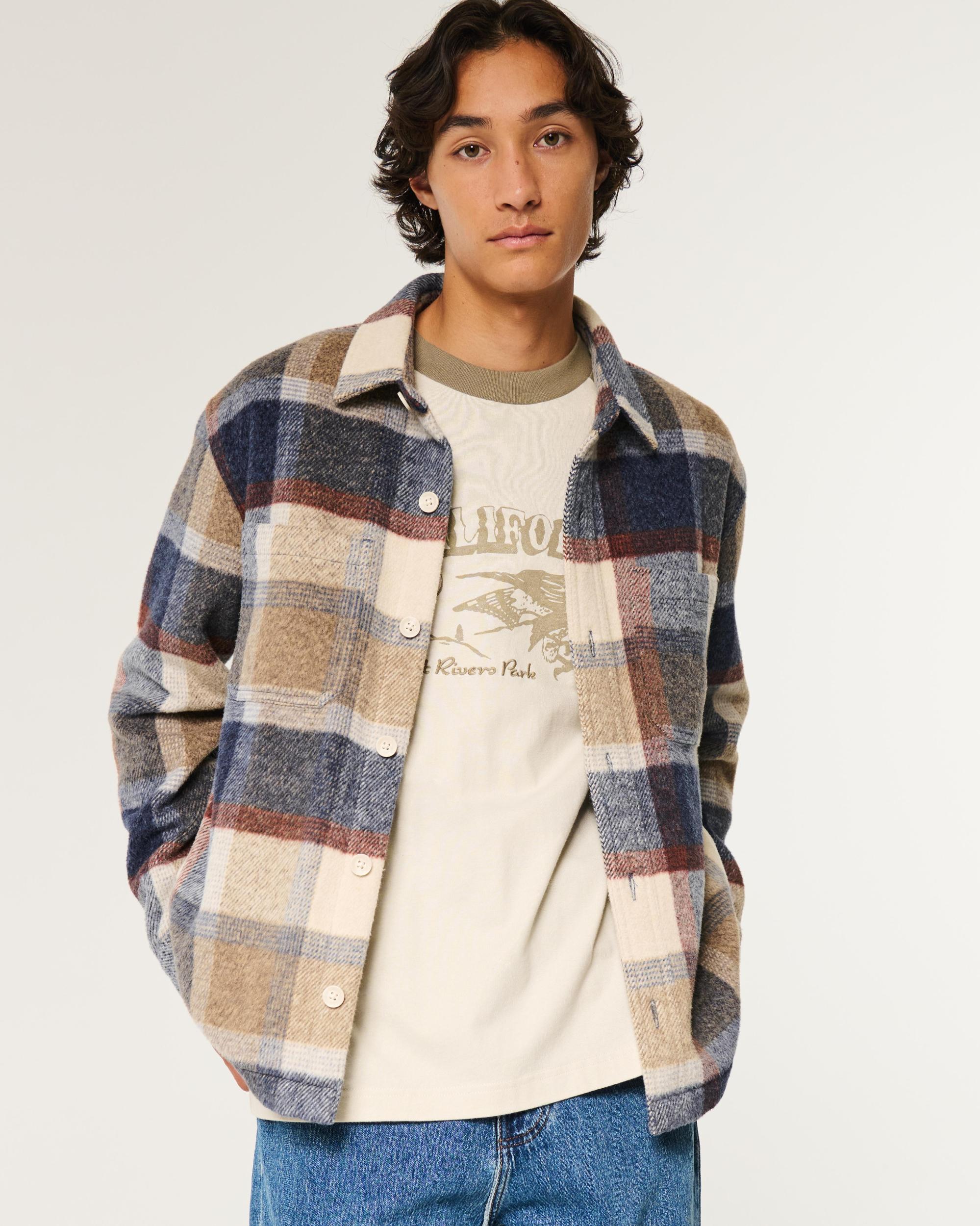 Cozy Brushed Shacket Product Image