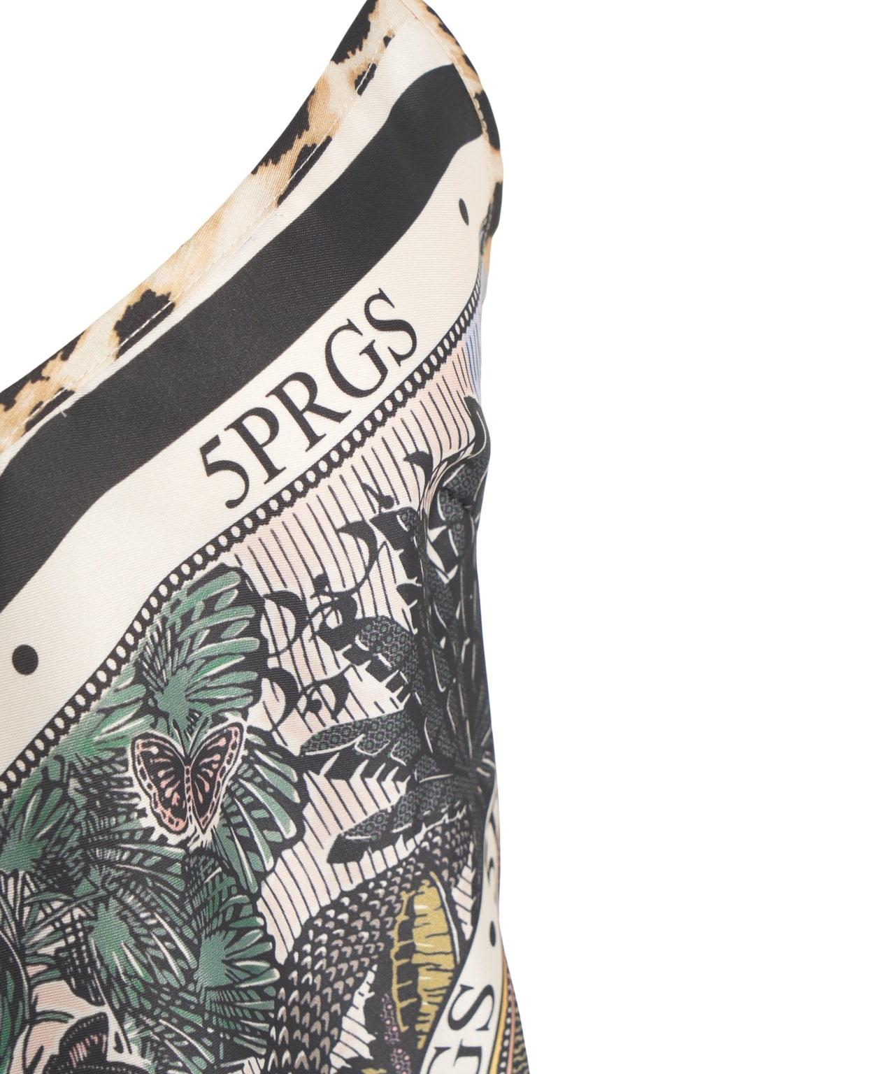 Satin camisole with print Product Image