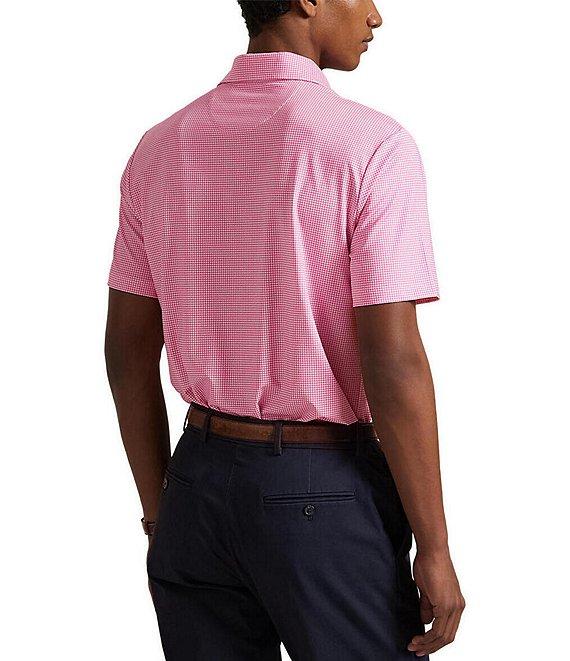 Polo Ralph Lauren Classic Fit Mini Print Performance Stretch Short Sleeve Polo Shirt Product Image