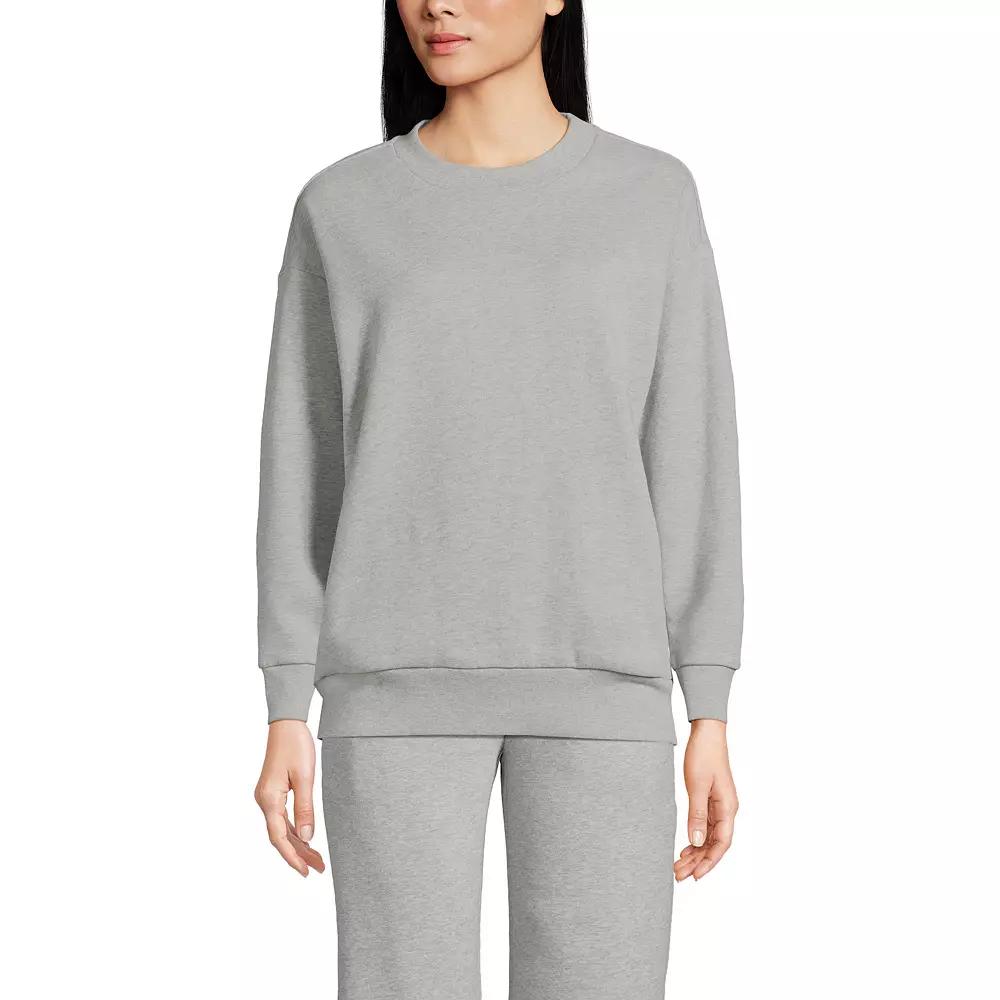 Women's Lands' End Modern Fit Crewneck Sweatshirt,  Product Image