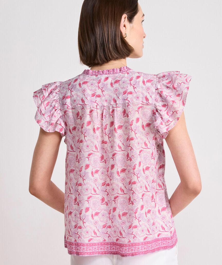 Adare Double Ruffle Top Product Image