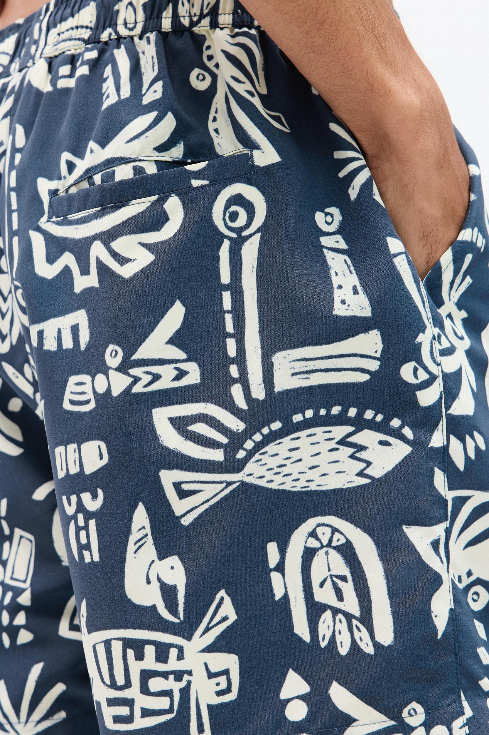 Animal print board shorts Product Image