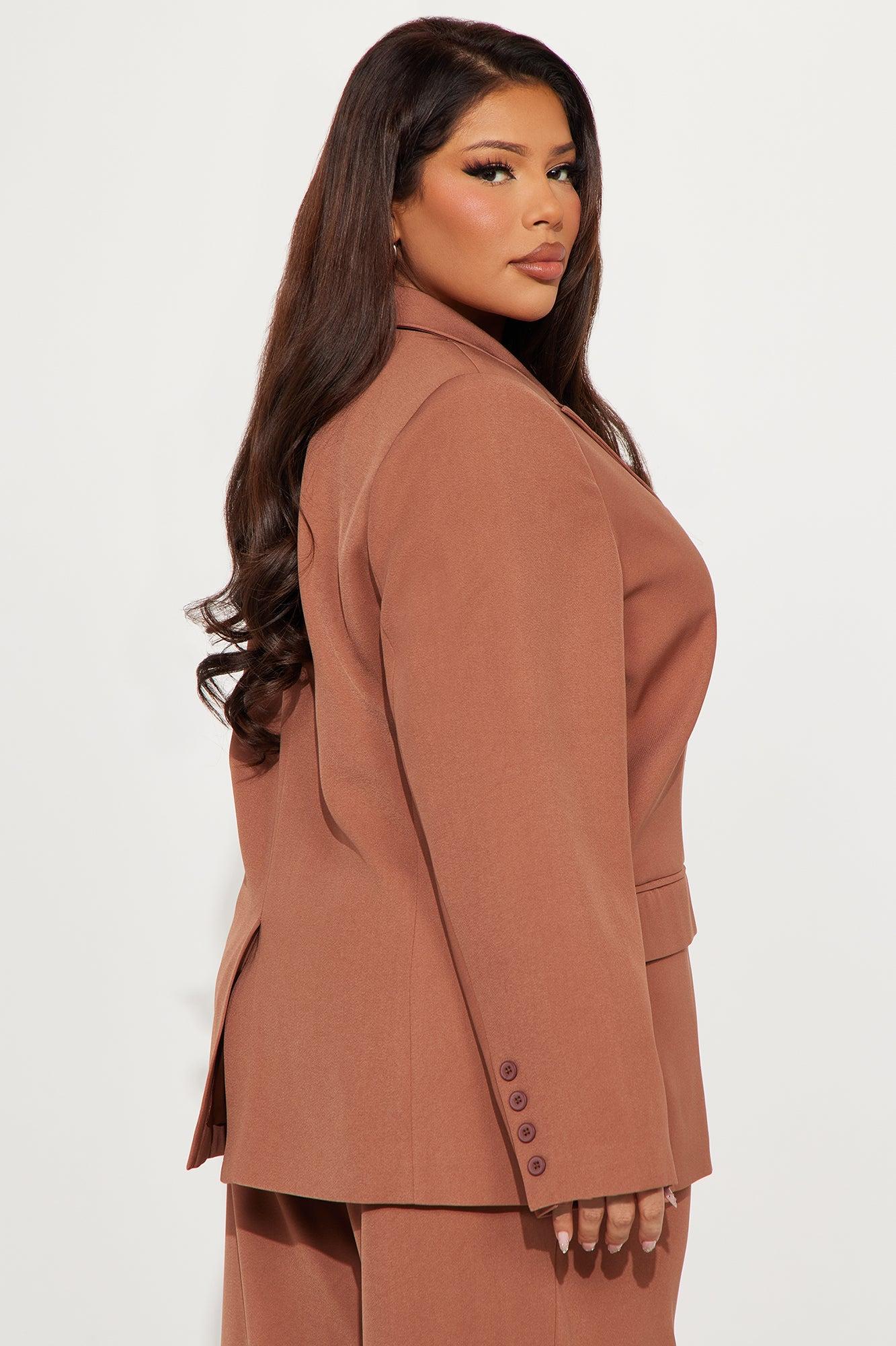 Making Deliverables Blazer - Mocha Product Image