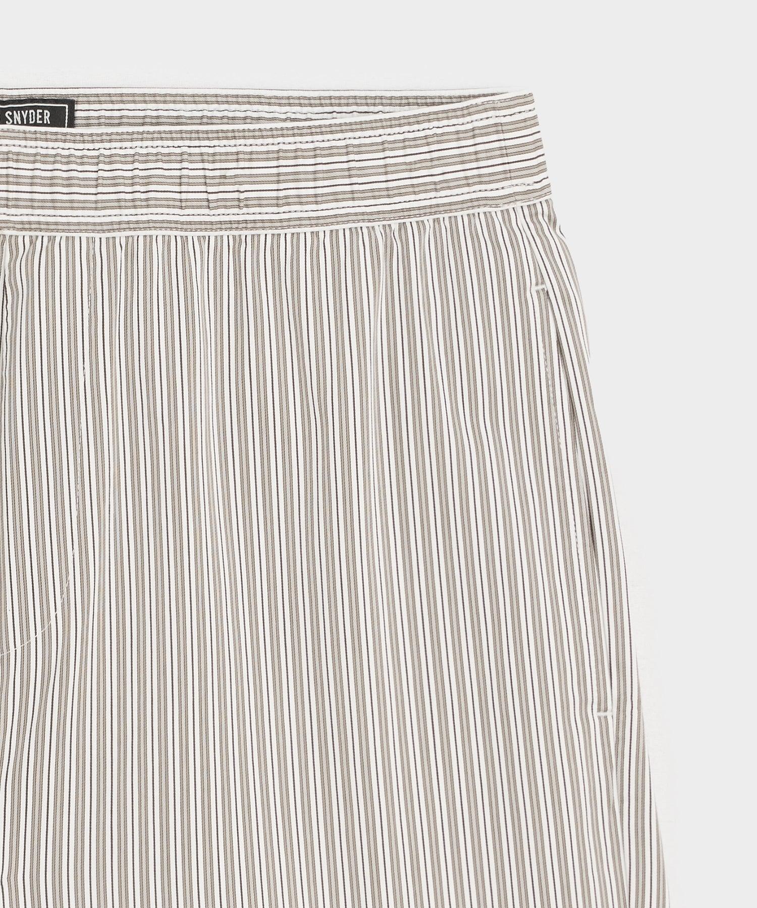 5" Striped Poplin Short Product Image