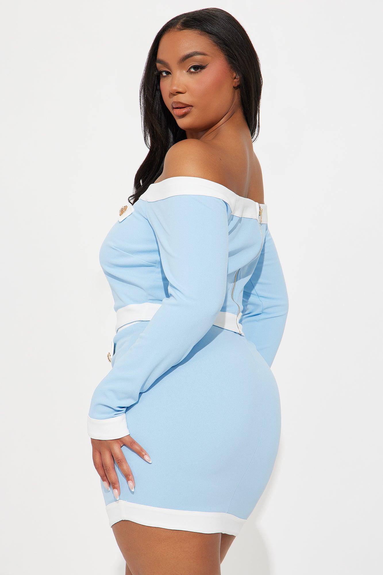 The Stella Skirt Set - Light Blue Product Image