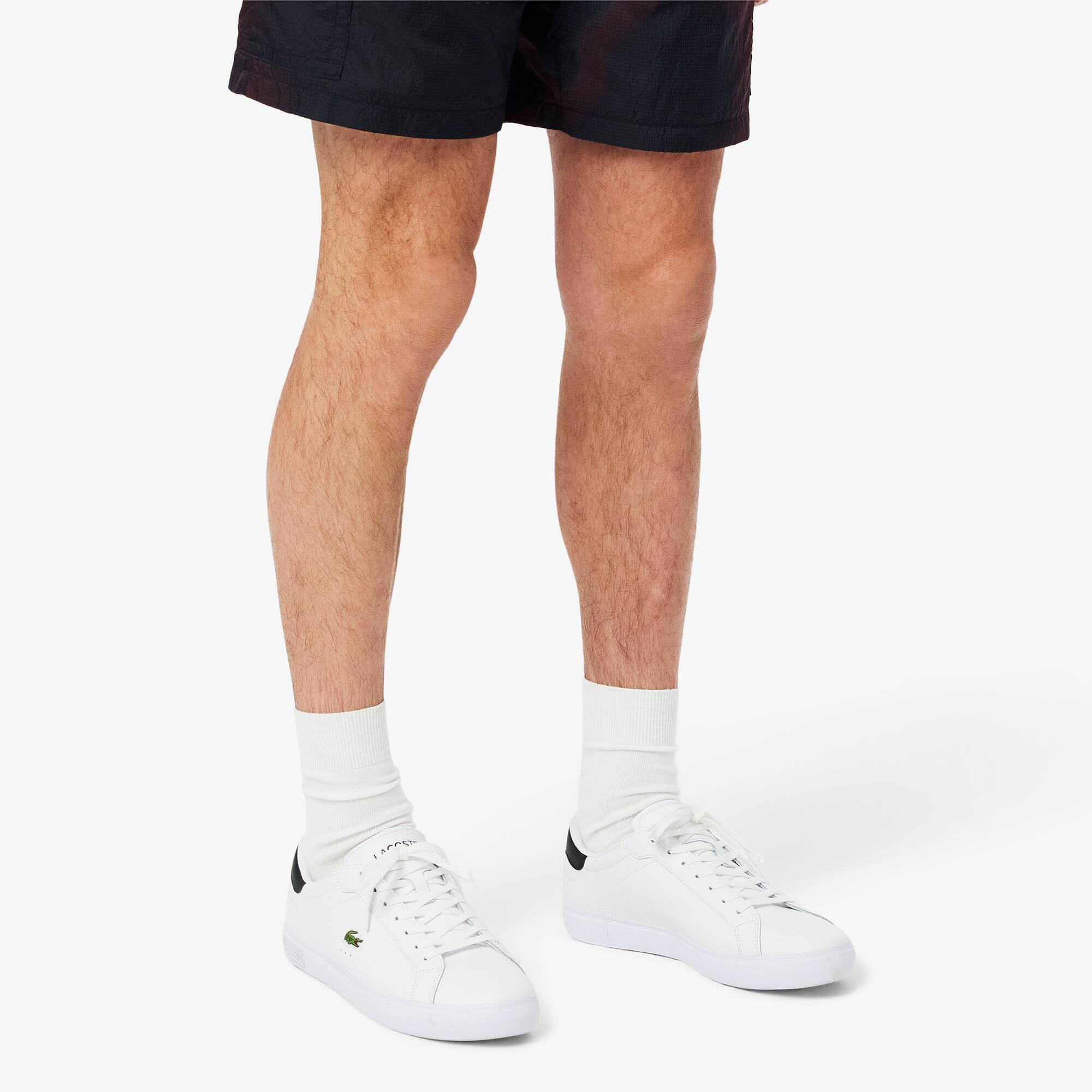 Men's Powercourt Leather Sneakers Product Image