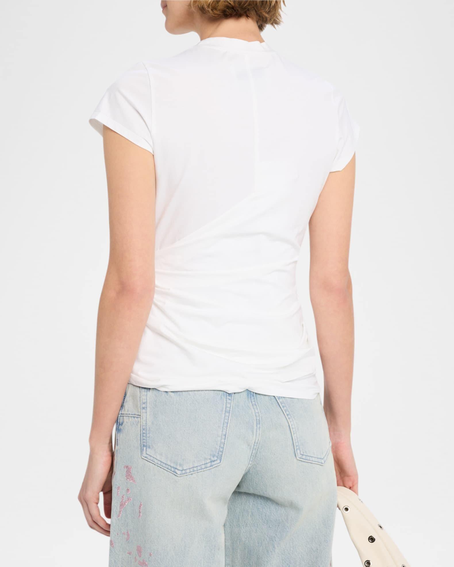 Draped Short-Sleeve Tee Product Image