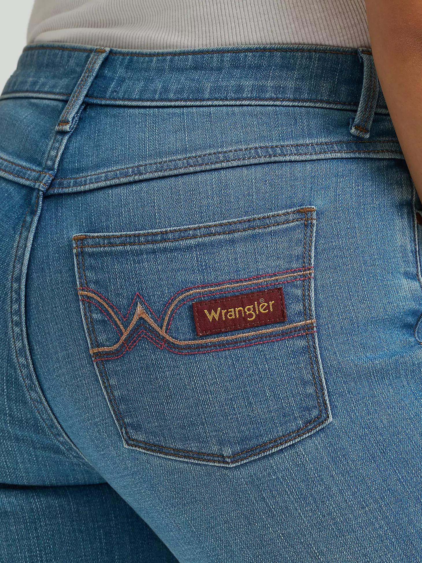 Women's Fierce Flare Embroidered Back Pocket Jean | Women's JEANS | Wrangler® Product Image