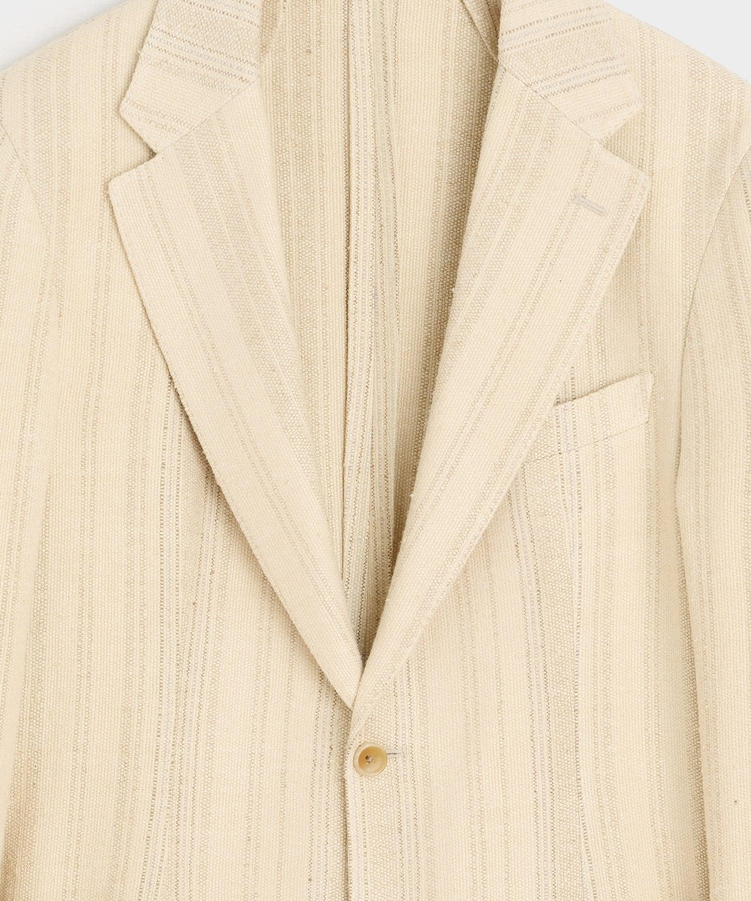 Italian Linen Silk Double Stripe Sport Coat Product Image