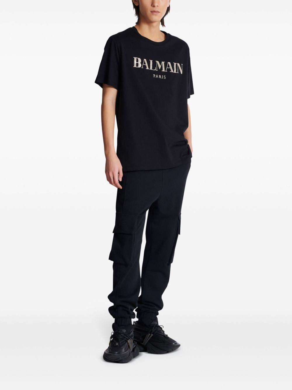 Vintage crystal-embellished T-shirt  Product Image