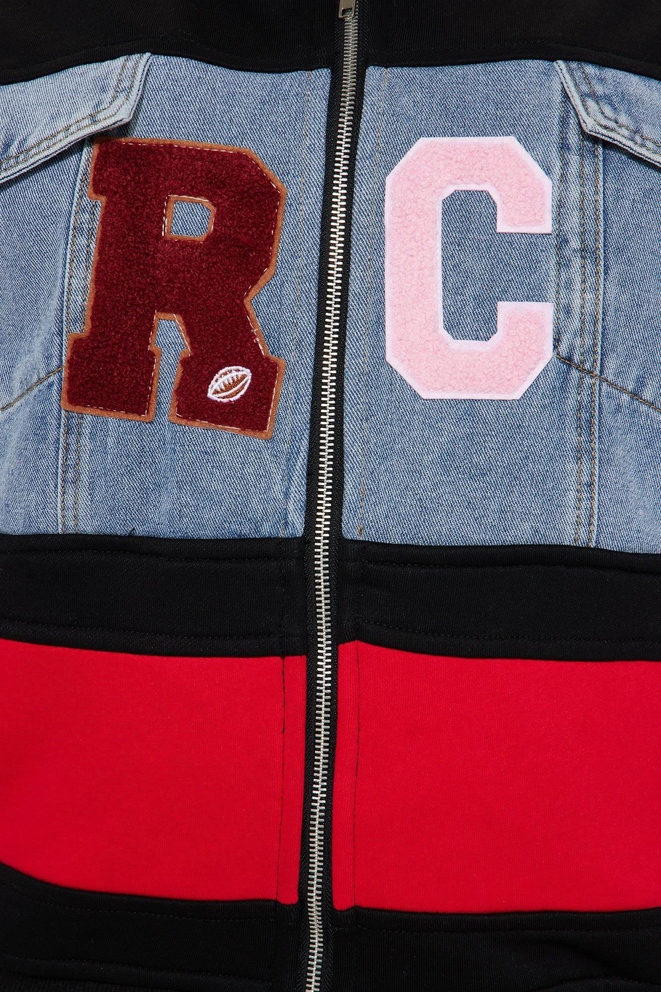 Street Smart Mix Media Jacket - Black/combo Product Image