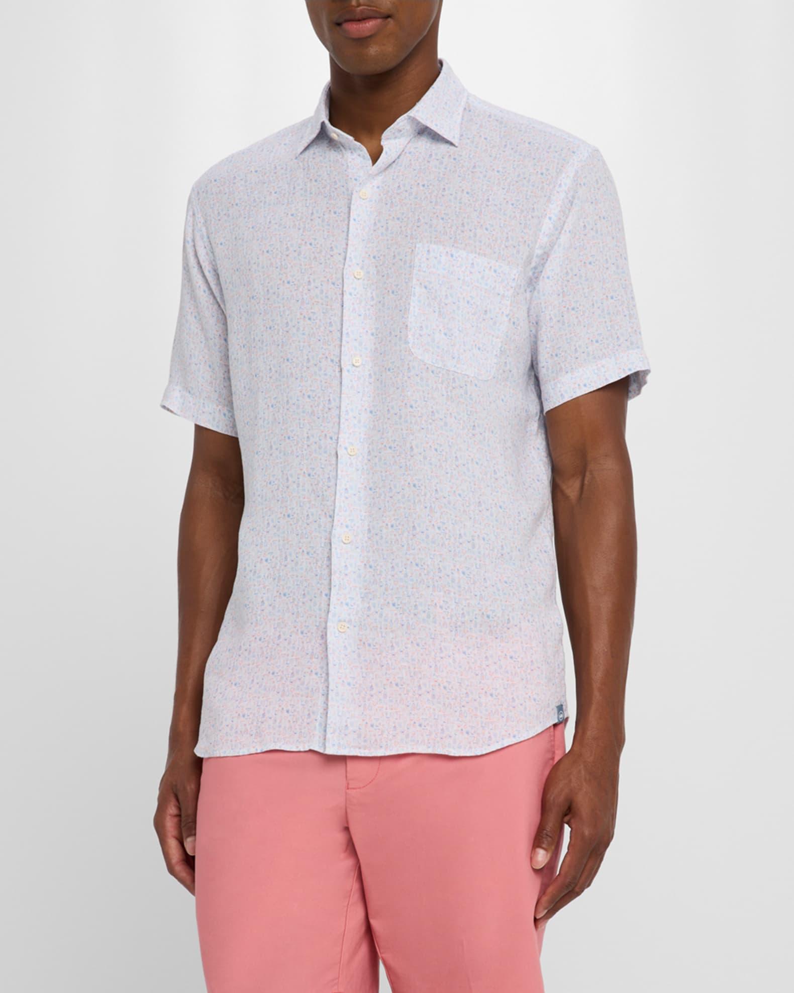 Men's Soiree Linen Short-Sleeve Shirt Product Image
