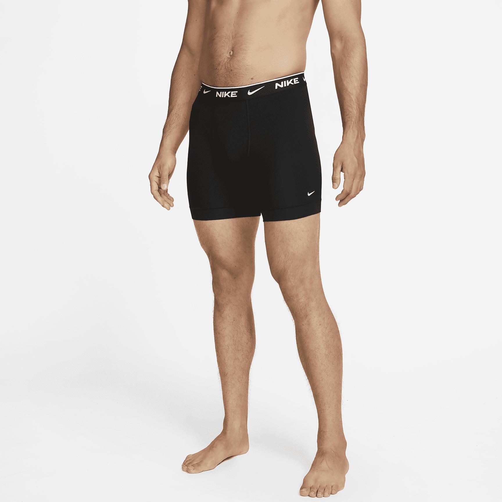 Nike Mens Dri-FIT Essential Cotton Stretch Boxer Briefs (3-Pack) | KE1167-001 Product Image