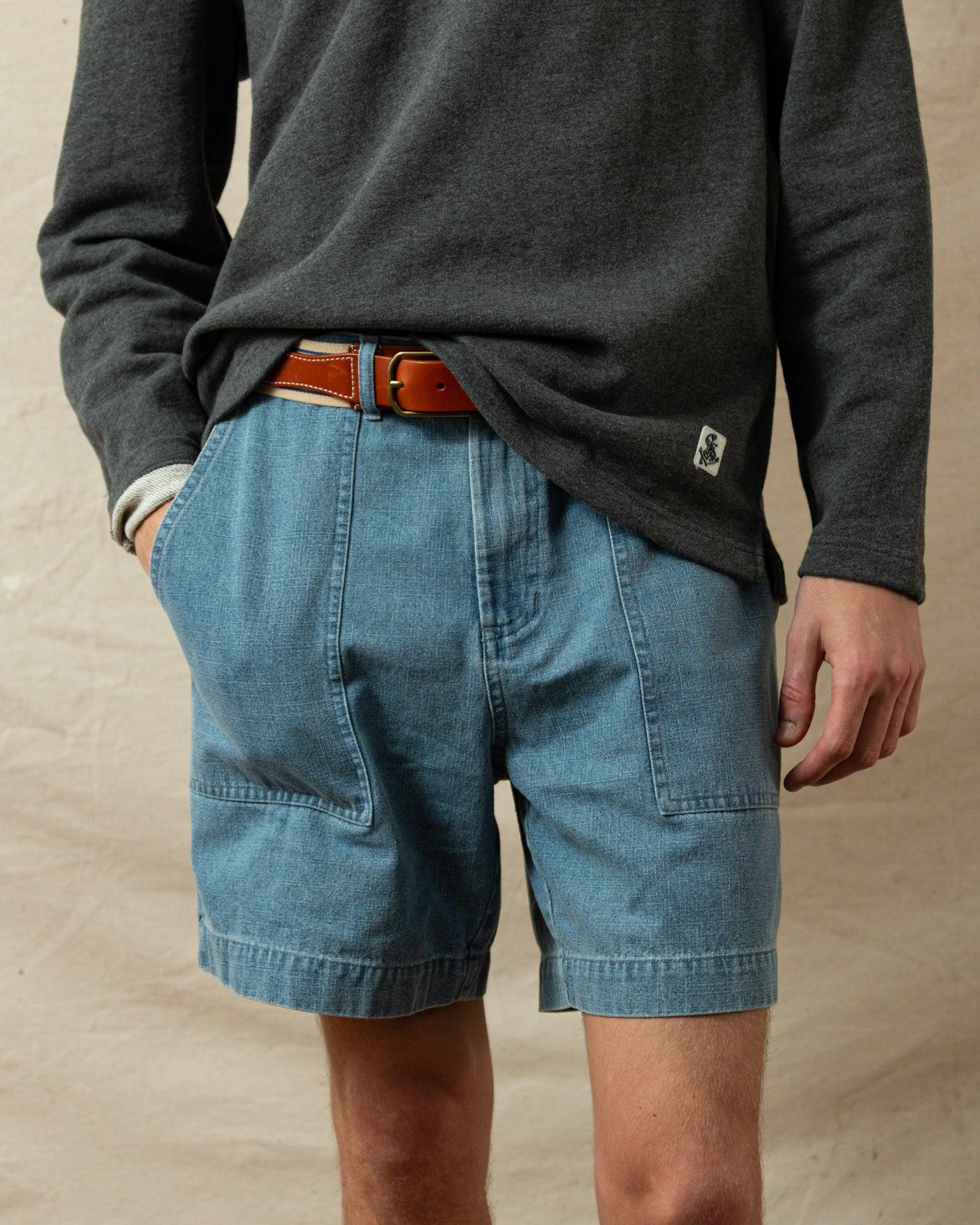 Acadia Polo in Charcoal Heather Loopback Terry Product Image