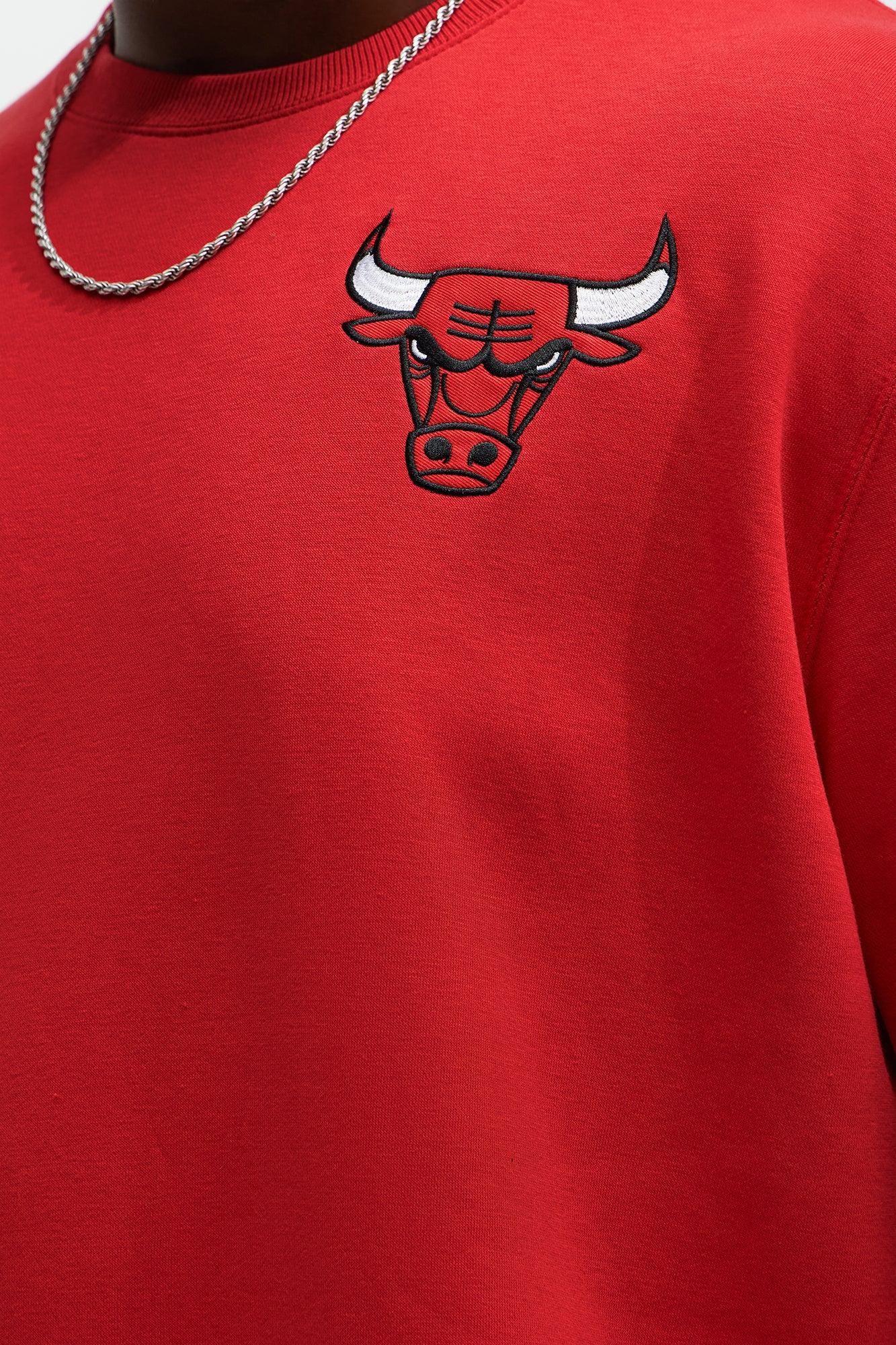 Bulls Loud Crewneck Sweatshirt - Red Product Image