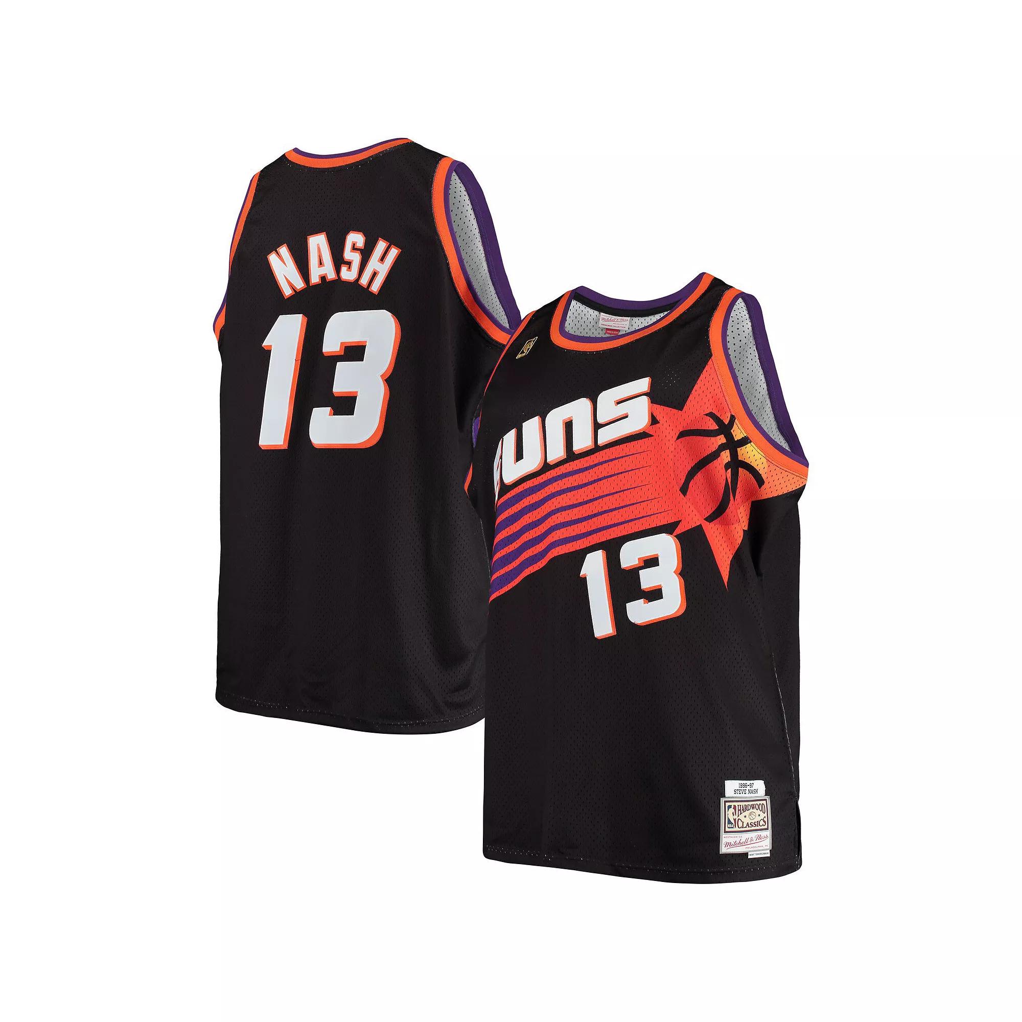 Men's Mitchell & Ness Steve Nash Black Phoenix Suns Big & Tall Hardwood Classics Jersey,  Product Image