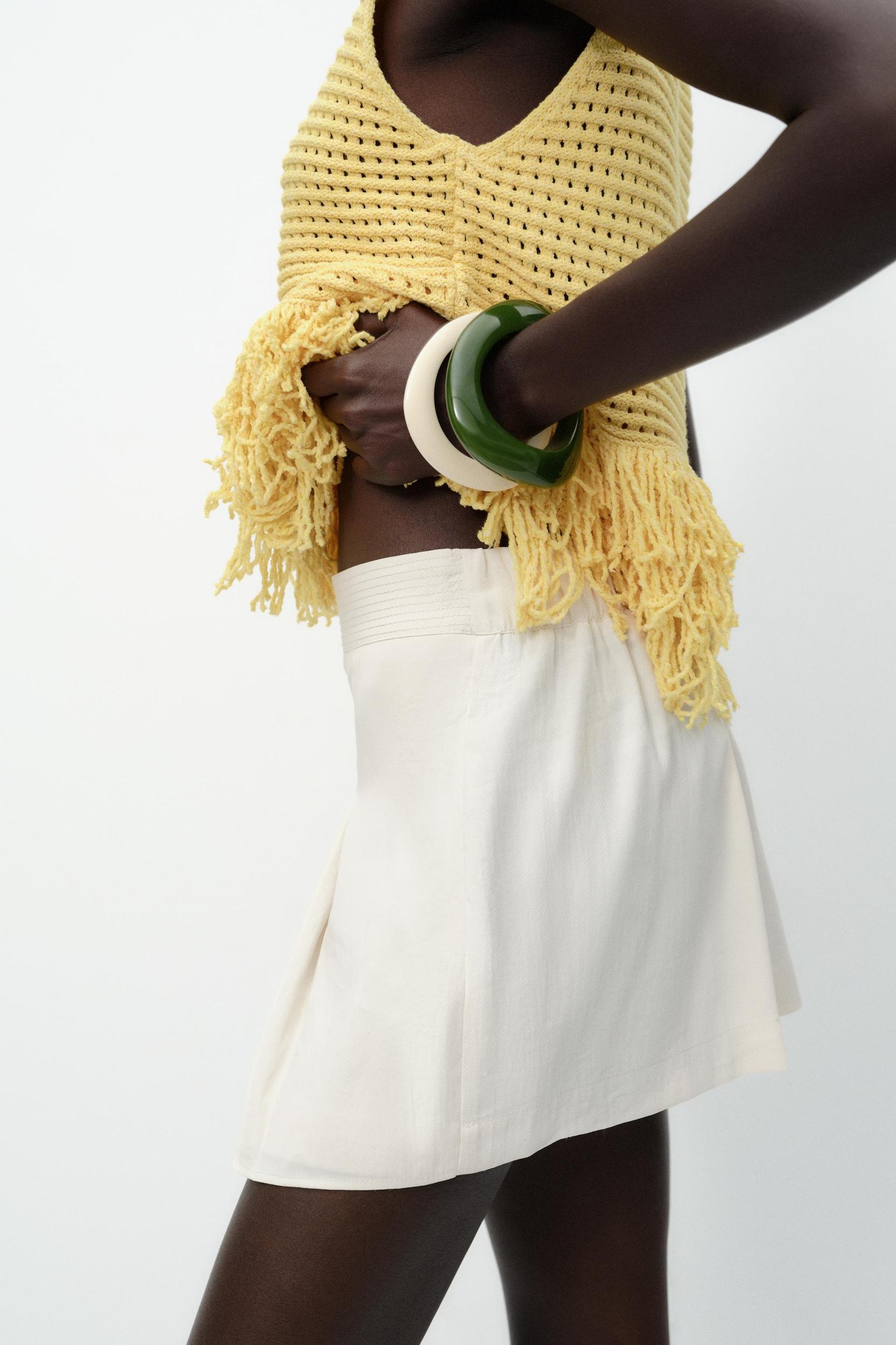 PLEATED MINI SKORT Product Image