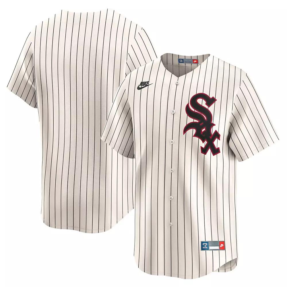 Men's Nike Cream Chicago White Sox Cooperstown Collection Limited Jersey, Size: Medium, Beige Product Image