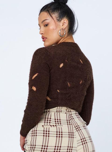 Astrella Sweater/Jumper Brown Product Image