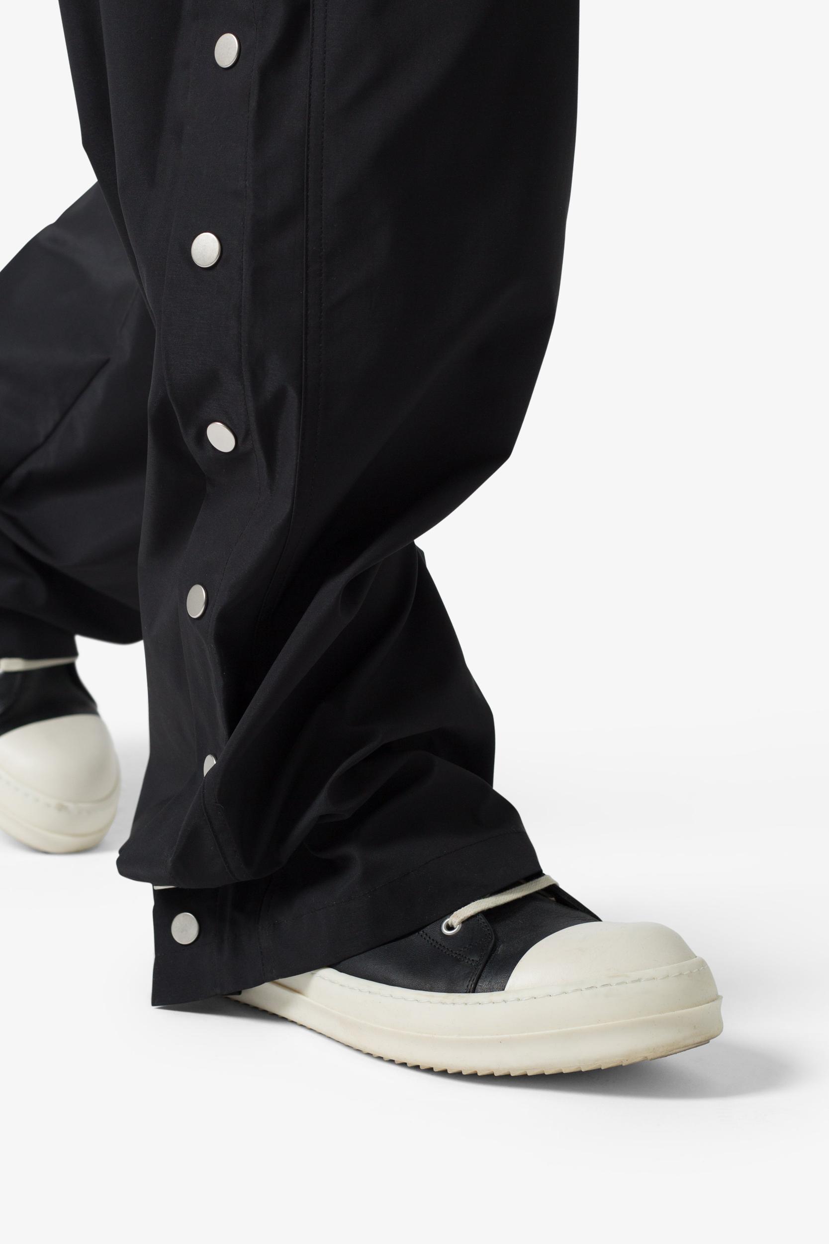 Side Snap Nylon Pants - Black Product Image