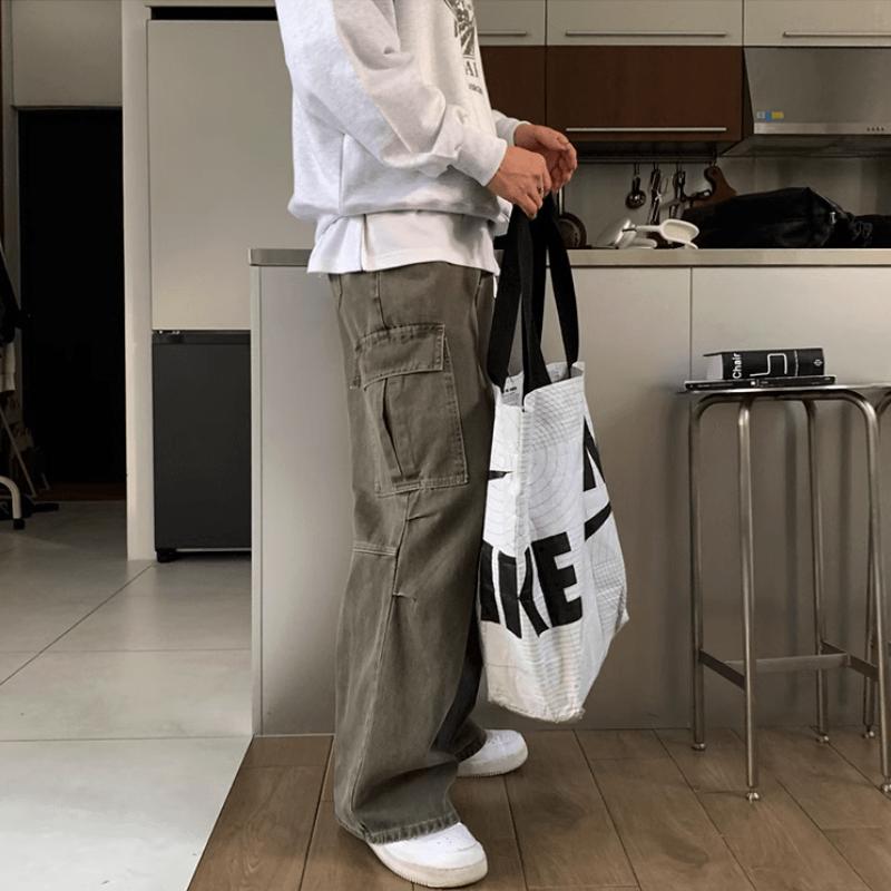 RT No. 12314 ARMY GREEN CARGO PANTS Product Image