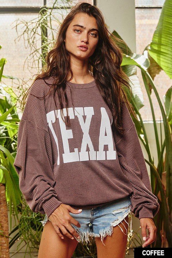 The Texas Graphic Sweatshirt (MULTIPLE COLORS) Product Image