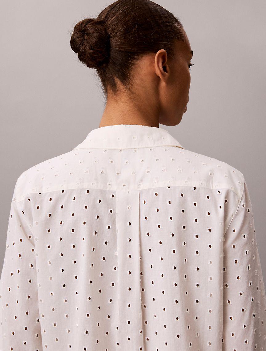 Broderie Anglaise Button-Down Shirt Product Image
