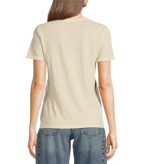 Lucky Brand Butterfly Heart Classic Crew Neck Short Sleeve Tee Product Image