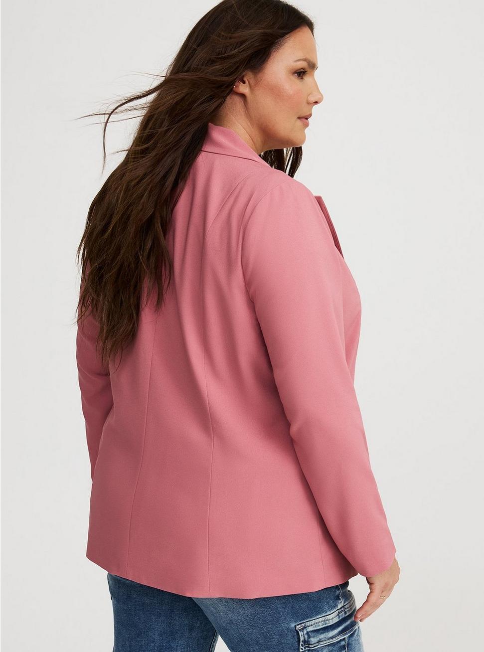 Studio Crepe Notch-Collar Blazer Product Image
