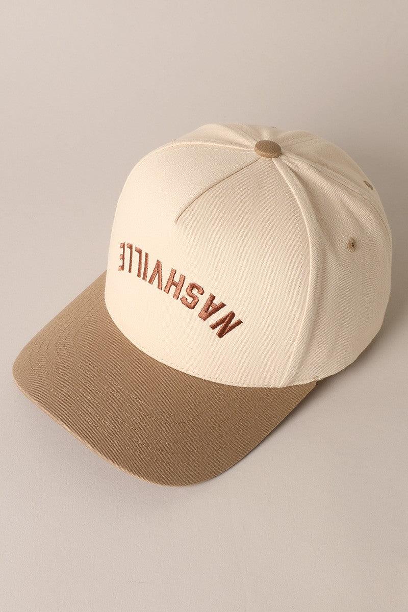 Nashville Upside Down Trucker Baseball Cap Product Image