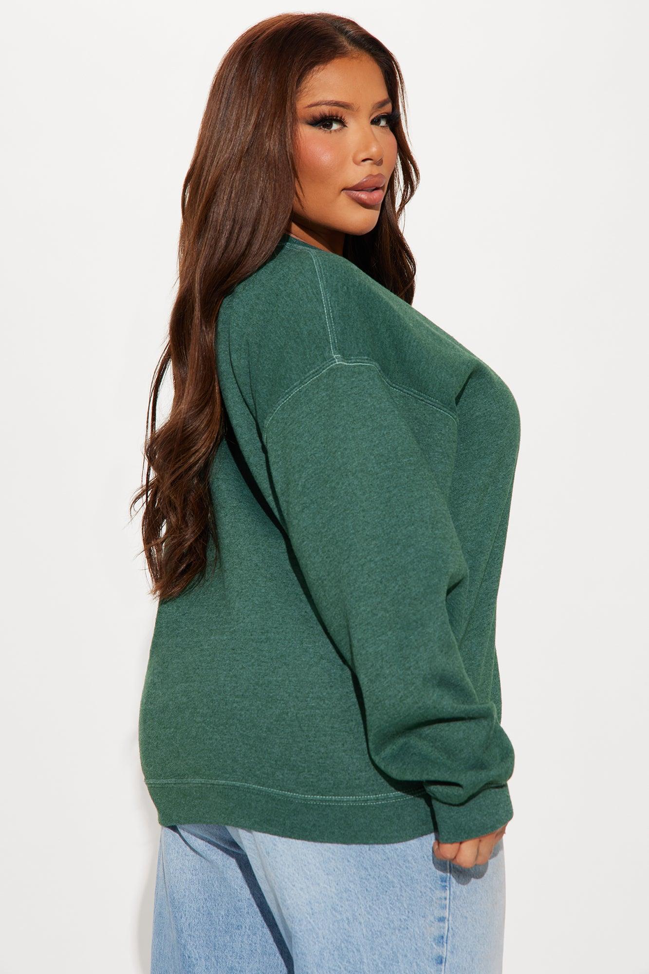 Michigan State Crew Neck Sweatshirt - Green Product Image