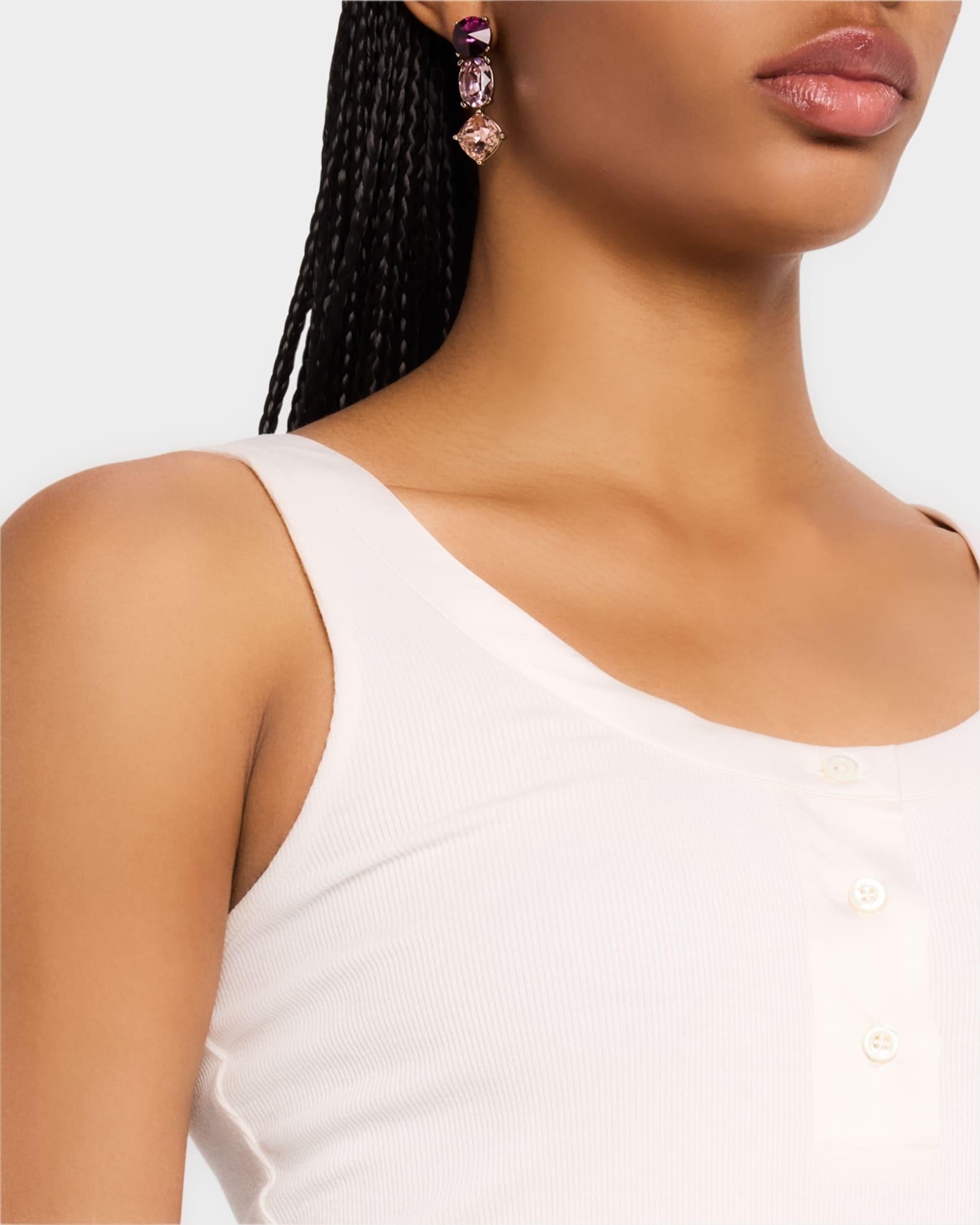The Satin Trim Tank Top Product Image