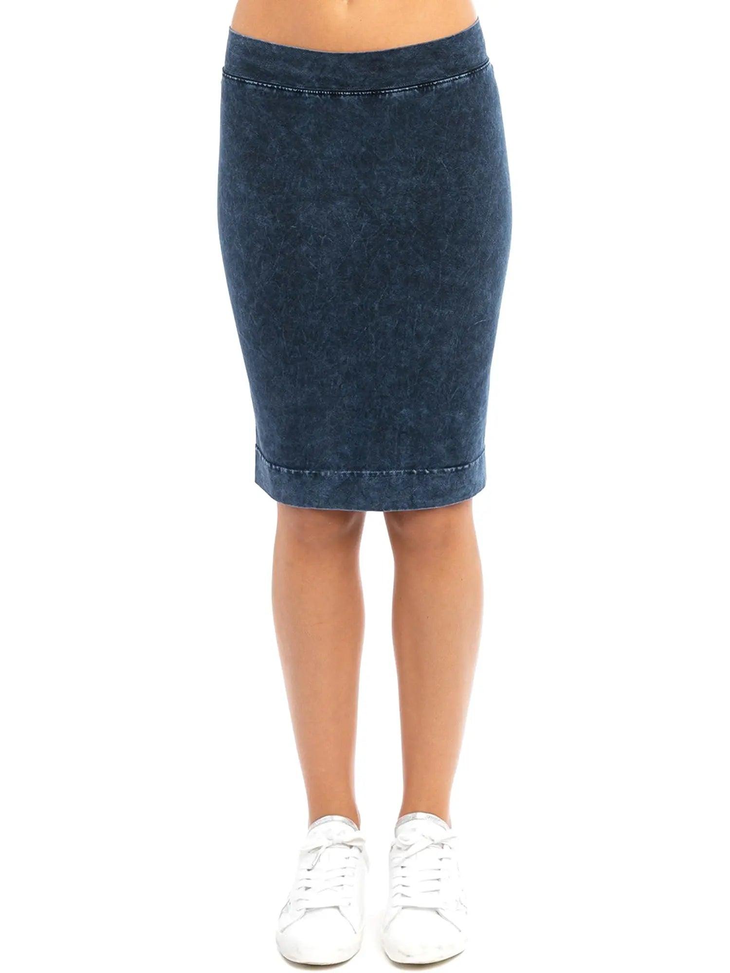Hard Tail Cotton Pencil Skirt W-321 Product Image