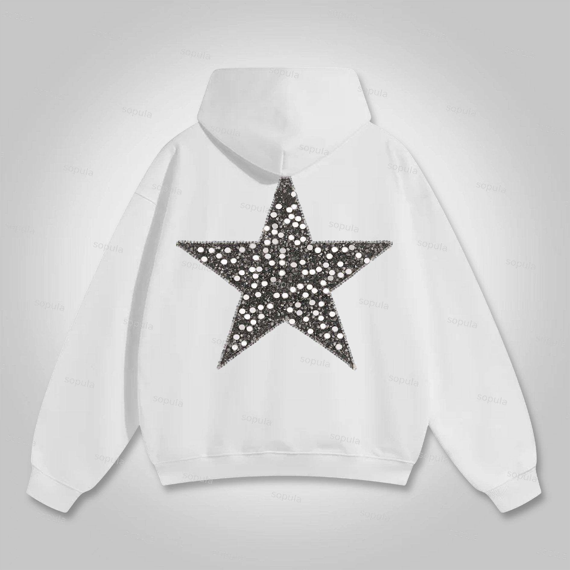 Sopula Vintage Loose Lip Fashion Graphic Hoodie Product Image