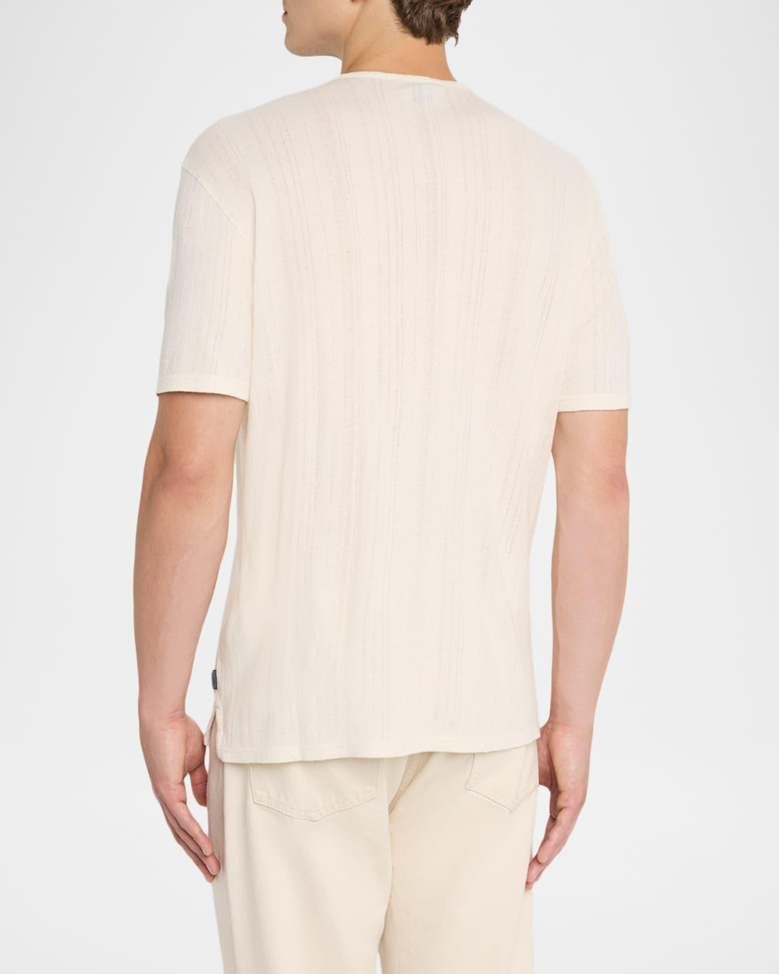 Men's Ciel Ribbed Henley T-Shirt Product Image