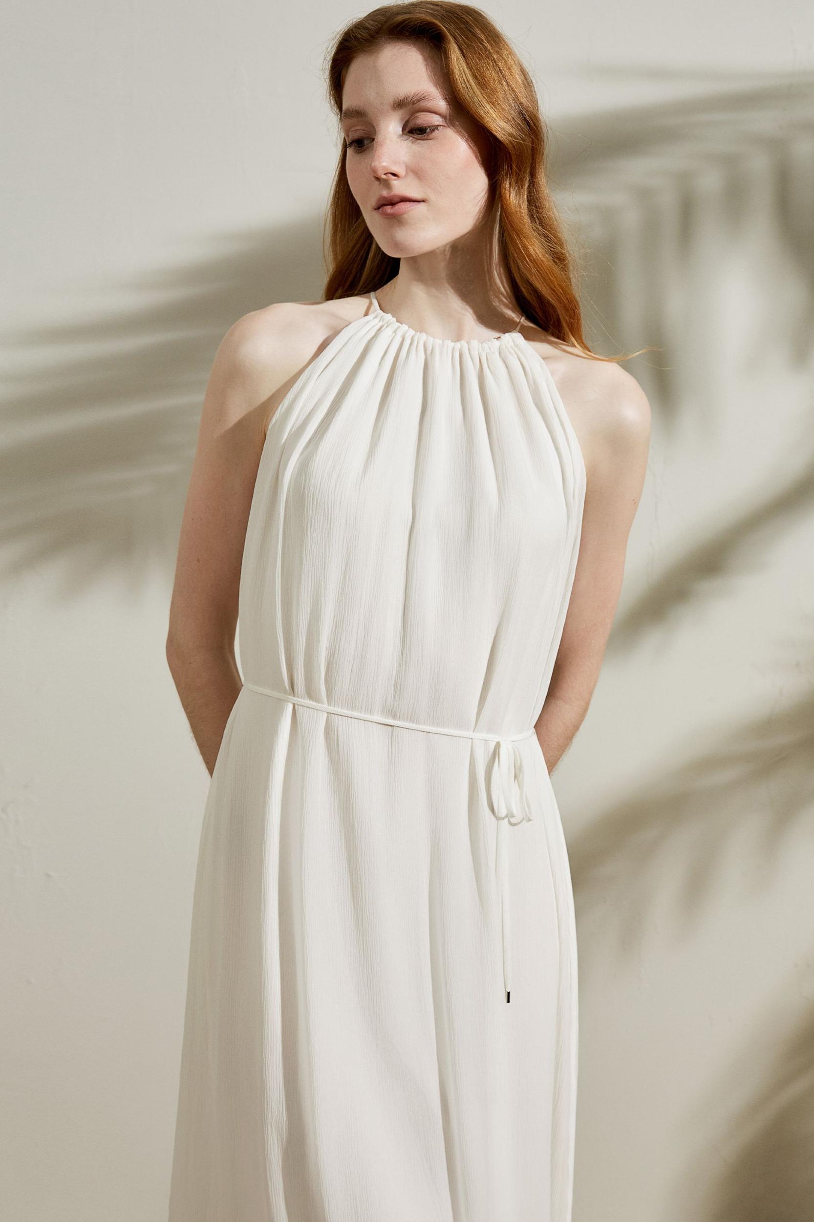 Double-layer Silk Georgette Dress Product Image