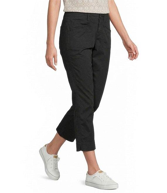 Aventura Arden Capri Side Slit Twill Pants Product Image